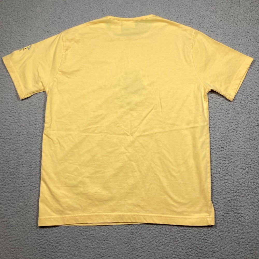 VTG Bobbie Brooks T Shirt Women's Medium Yellow Embroidered Top Grandma Core - Picture 14 of 16